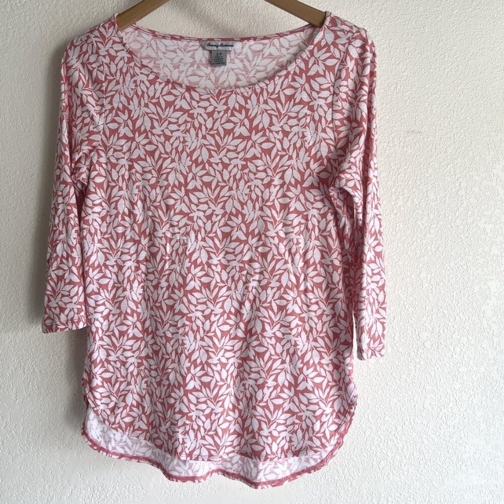 Tommy Bahama knit floral shirt size S small